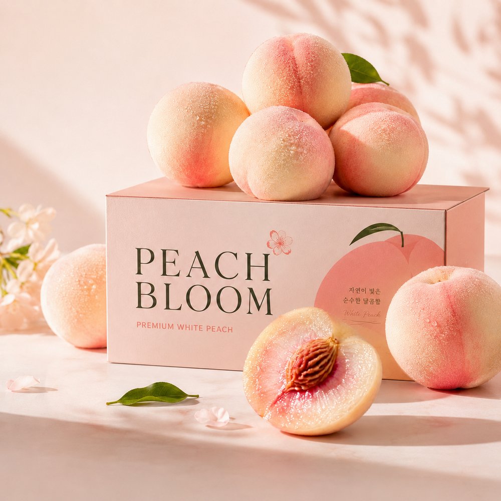 🍑 한 입에 꿀맛, 당도선별 대극천 복숭아